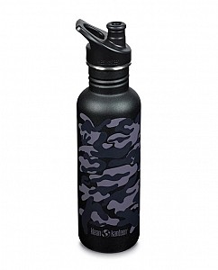 Klean Kanteen Klasiskā Tērauda Ūdens Pudele 800 ml - Black Camo