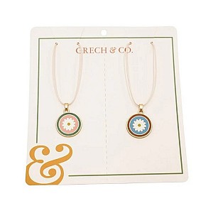 Grech & Co Enamel Children Necklace 2 pieces - Flower