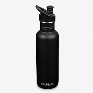 Klean Kanteen Metāla Tērauda Ūdens Pudele 800 ml  - Black