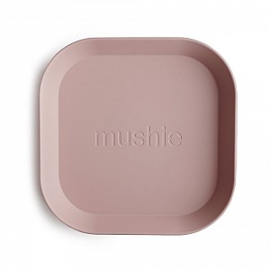 Mushie Dinner Plate Square Set of 2 (Blush)