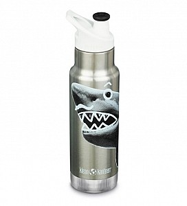 Klean Kanteen Šaura Bērnu Termo Pudele 355 ml - Mr Shark